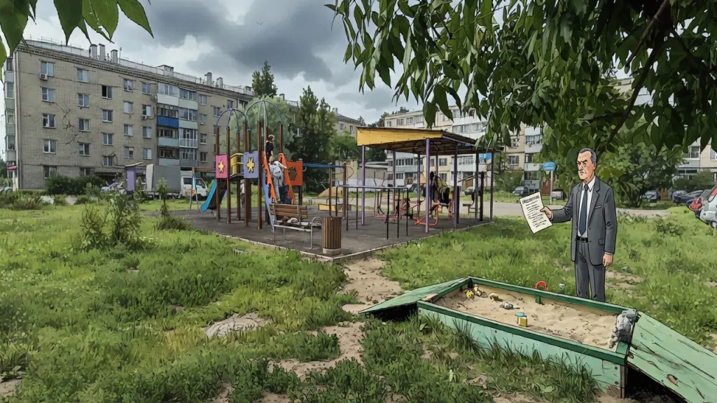 Рыбинск: детские площадки рушатся. Чиновники выдают предписания