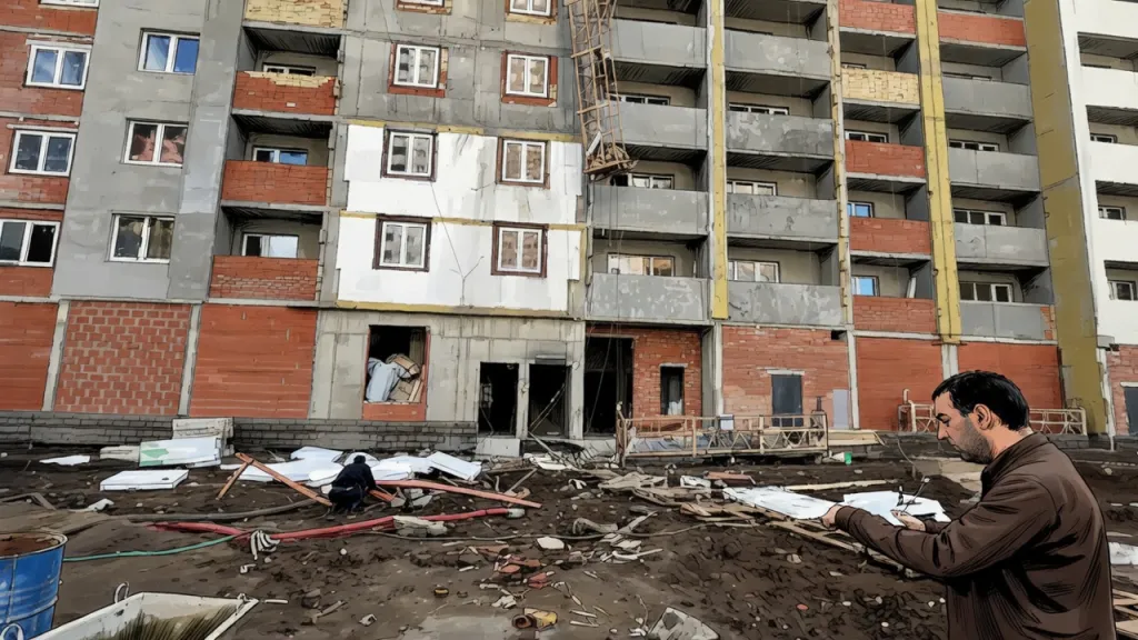 Двое рабочих упали с шестого этажа. Уфа считает погибших